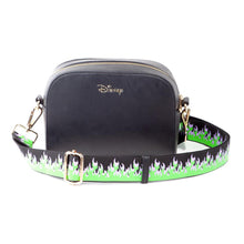 Load image into Gallery viewer, DISNEY Maleficent 2 Maleficent Character Face Shoulder Bag with Flaming Shoulder Strap, Female, Black (LB802811MMA)
