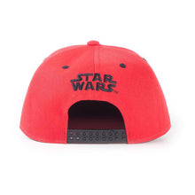 Load image into Gallery viewer, STAR WARS Rise of Skywalker Red Trooper Mask Snapback Baseball Cap, Unisex, Red (SB181107STW)
