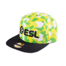 Load image into Gallery viewer, ESL Logo with All-Over Pattern E-Sports Snapback Baseball Cap (SB112802ESL)
