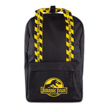 Load image into Gallery viewer, UNIVERSAL Jurassic Park Logo Backpack, Unisex, Black/Yellow (BP127275JPK)
