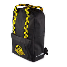 Load image into Gallery viewer, UNIVERSAL Jurassic Park Logo Backpack, Unisex, Black/Yellow (BP127275JPK)
