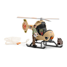 Load image into Gallery viewer, SCHLEICH Wild Life Animal Rescue Helicopter with Toy Figures &amp; Accessories (42476)
