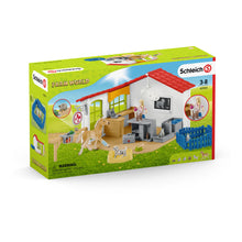 Load image into Gallery viewer, SCHLEICH Farm World Veterinarian Practice with Pets (42502)
