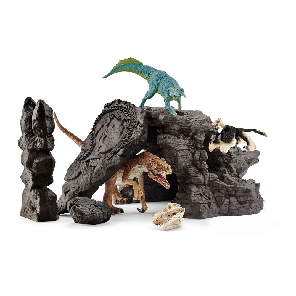 SCHLEICH Dinosaurs Dino Set with Cave (41461)