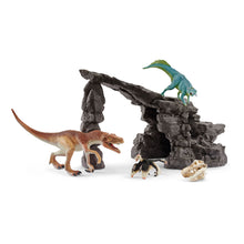 Load image into Gallery viewer, SCHLEICH Dinosaurs Dino Set with Cave (41461)
