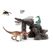 Load image into Gallery viewer, SCHLEICH Dinosaurs Dino Set with Cave (41461)
