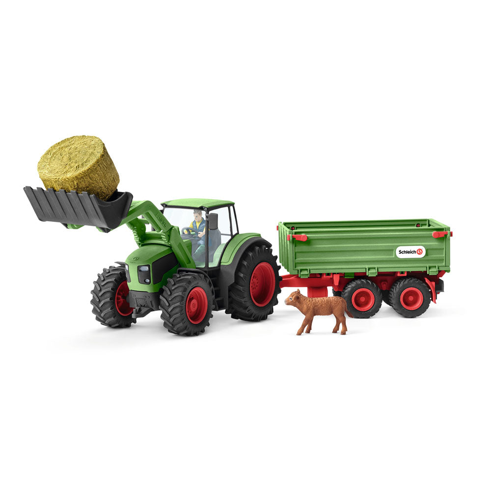 SCHLEICH Farm World Tractor with Trailer (42379)