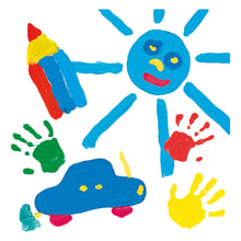 Load image into Gallery viewer, SES CREATIVE Children&#39;s Washable Finger Paints Set, Four Paint Pots, 3 to 6 Years, Multi-colour (00305)
