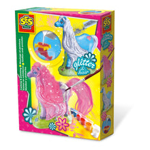 Load image into Gallery viewer, SES CREATIVE Children&#39;s Glitter Hair Horses Casting and Painting Set, 5 to 12 Years, Multi-colour (01272)
