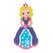 Load image into Gallery viewer, SES CREATIVE Children&#39;s Beedz Unicorns and Princesses Glitter Iron-on Beads Mosaic Set, 5 to 12 Years, Multi-colour (06216)
