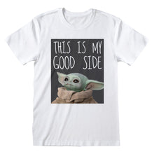 Load image into Gallery viewer, STAR WARS The Mandalorian This is My Good Side T-Shirt, Unisex (MAN00821TSW)
