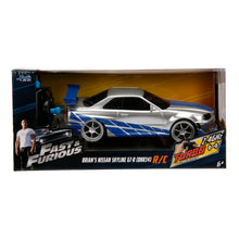 Load image into Gallery viewer, FAST &amp; FURIOUS 2 Fast 2 Furious Brian&#39;s Nissan Skyline GT-R BNR34 Remote Control Toy Sports Car, 1:24 Scale (253203018)

