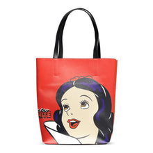 Load image into Gallery viewer, DISNEY Snow White Face Shopper Bag Placed Print, Female, Red (LT405338SNO)
