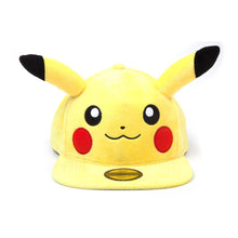 Load image into Gallery viewer, POKEMON Pikachu Plush with Ears Snapback Baseball Cap (SB276317POK)
