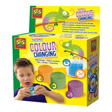 Load image into Gallery viewer, SES CREATIVE Children&#39;s Thermo Colour Changing Modelling Clay Set, 4 Play Clay Pots, Unisex, 2 Years or Above, Multi-colour (00469)
