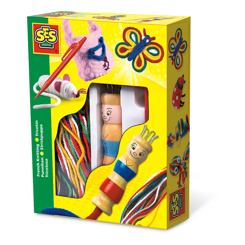 SES CREATIVE Children's French Knitting Kit, Unisex, 5 Year to 12 Years, Multi-colour (00862)