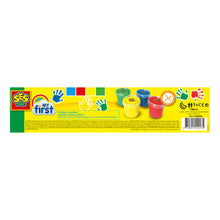 Load image into Gallery viewer, SES CREATIVE Children&#39;s My First Washable Fingerpaint Set, 4 Paint Pots (145ml), Unisex, 1 to 4 Years, Multi-colour (14413)
