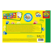Load image into Gallery viewer, SES CREATIVE Children&#39;s My First Fingerpaint Cards Set, 3 Paint Pots, Unisex, 1 to 4 Years, Multi-colour (14415)

