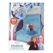 Load image into Gallery viewer, DISNEY Frozen II Children&#39;s My Filled Christmas Stocking with 80 Creative Accessories, Unisex, Ages Three Years and Above, Blue/White (CFRO224)
