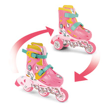 Load image into Gallery viewer, HELLO KITTY Club Children&#39;s Tri-to-Inline Skates, Size 9 to 11.5 UK, Girl, Ages Three Years and Above, Pink/White (OHKY084-2)
