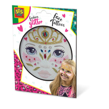 Load image into Gallery viewer, SES CREATIVE Princess Fashion Temporary Glitter Face Tattoos, Girl, Ages Three Years and Above, Multi-colour (14147)
