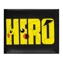 Load image into Gallery viewer, POKEMON Pikachu Olympics Hero Bi-fold Wallet, Male, Black (MW780464POK)
