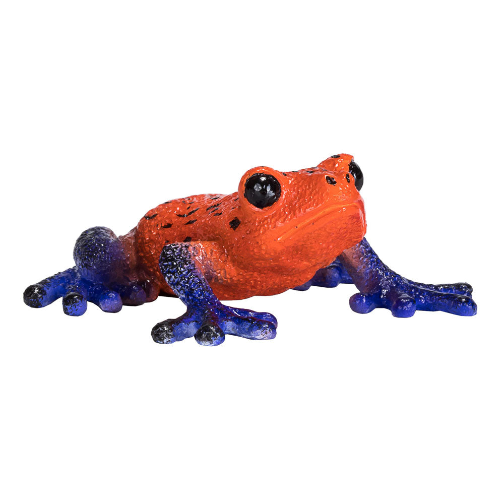 ANIMAL PLANET Poison Dart Tree Frog Toy Figure, Unisex, Three Years and Above, Orange/Blue (381016)