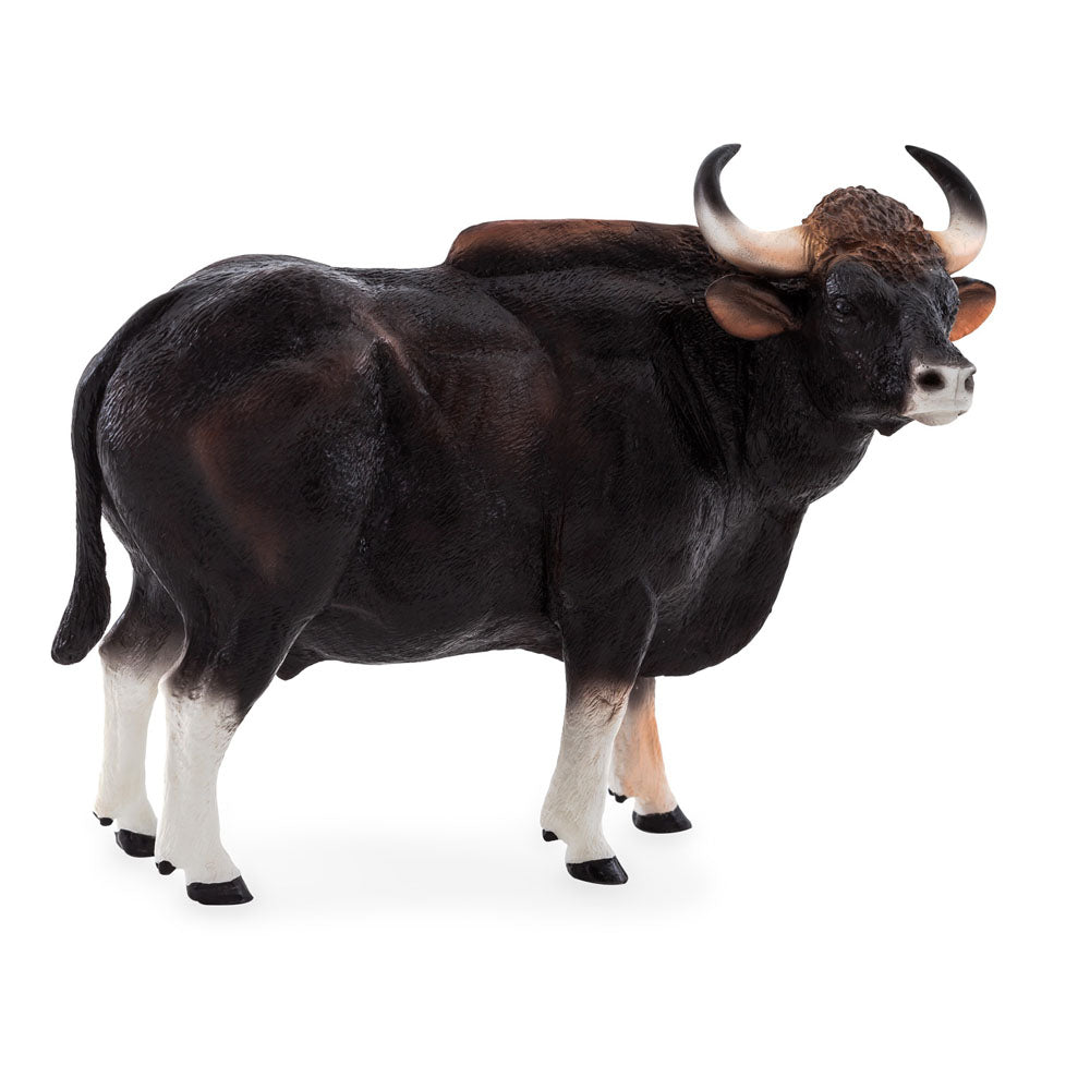 ANIMAL PLANET Gaur Bull Toy Figure, Unisex, Three Years and Above, Multi-colour (387170)