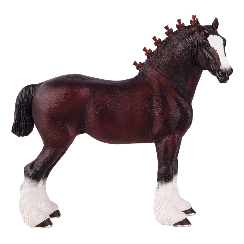 ANIMAL PLANET Shire Horse Toy Figure, Unisex, Three Years and Above, Multi-colour (387290)