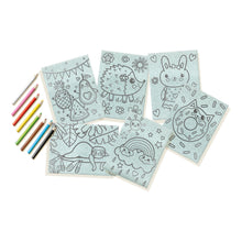 Load image into Gallery viewer, SES CREATIVE Children&#39;s Colouring Glitter Set, 6 Picture Glitter Cards &amp; 8 Coloured Pencils, Unisex, 3 to 6 Years, Multi-colour (14621)
