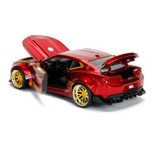 Load image into Gallery viewer, MARVEL COMICS Iron Man 2016 Chevy Camaro SS Die-cast Toy Sports Car, 1:24 Scale (253225003)
