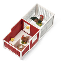 Load image into Gallery viewer, SCHLEICH Farm World Chicken Coop Toy Playset, Multi-colour, 3 to 8 Years (42421)
