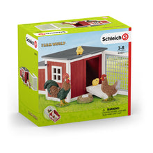 Load image into Gallery viewer, SCHLEICH Farm World Chicken Coop Toy Playset, Multi-colour, 3 to 8 Years (42421)
