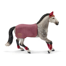 Load image into Gallery viewer, SCHLEICH Horse Club Trakehner Mare Riding Tournament Toy Figure, Grey, 5 to 12 Years (42456)
