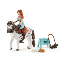 Load image into Gallery viewer, SCHLEICH Horse Club Mia &amp; Spotty Toy Figure Set, Multi-colour, 5 to 12 Years (42518)
