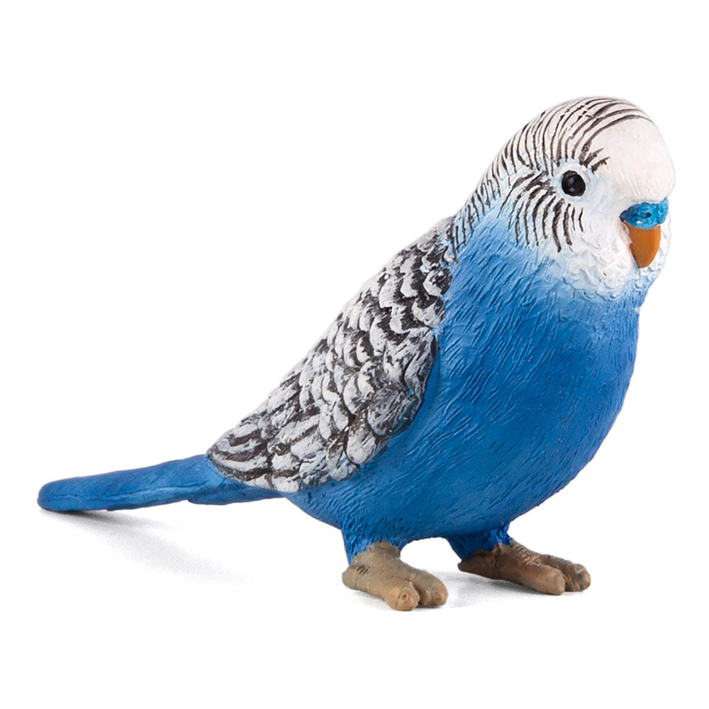 ANIMAL PLANET Blue Budgerigar Toy Figure, Unisex, Three Years and Above, Blue/White (387292)