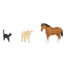 Load image into Gallery viewer, LEGLER Small Foot Woodfriends Farm Animals Toy Figures Set, Unisex, Three Years and Above, Multi-colour (11007)
