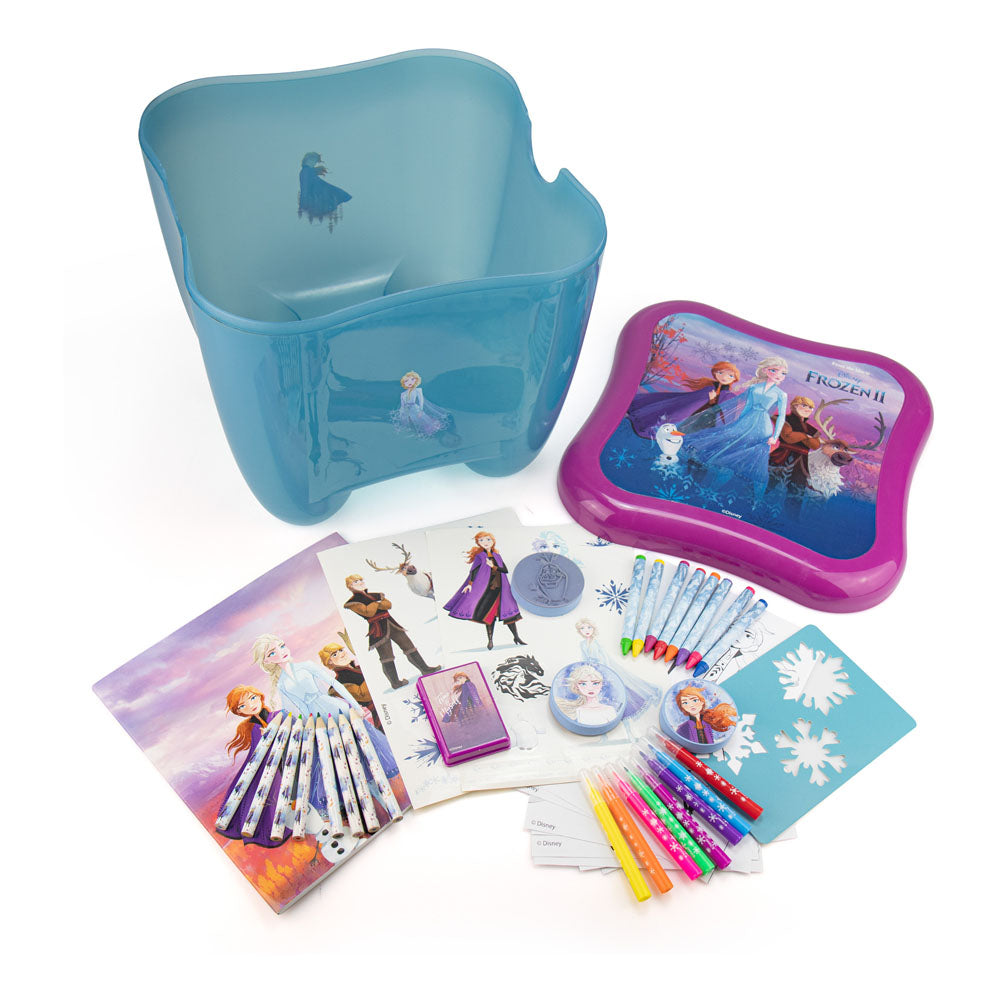 DISNEY Frozen II Children's My Activities 3-in-1 Storage Box Creative Accessories (CFRO229)