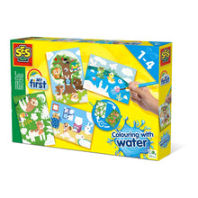 Load image into Gallery viewer, SES CREATIVE Children&#39;s My First Colouring with Water Hidden Animals, Unisex, One to Four Years, Multi-colour (14456)
