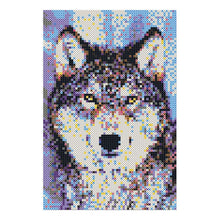 Load image into Gallery viewer, SES CREATIVE Wolf Beedz Art Mosaic Kit, 7000 Iron-on Beads, Unisex, Eight Years and Above, Multi-colour (06001)
