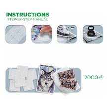 Load image into Gallery viewer, SES CREATIVE Wolf Beedz Art Mosaic Kit, 7000 Iron-on Beads, Unisex, Eight Years and Above, Multi-colour (06001)
