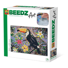 Load image into Gallery viewer, SES CREATIVE Toucan Beedz Art Mosaic Kit, 7000 Iron-on Beads, Unisex, Eight Years and Above, Multi-colour (06002)
