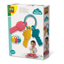 Load image into Gallery viewer, SES CREATIVE Tiny Talents Children&#39;s Sensory Play Keys Toy, Unisex, 3 Months and Above, Multi-colour (13115)
