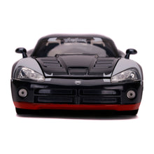 Load image into Gallery viewer, MARVEL COMICS Venom 2008 Dodge Viper Sports Car Die-cast Vehicle and Metal Figure, 1:24 Scale (253225015)
