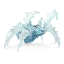 Load image into Gallery viewer, SCHLEICH Eldrador Creatures Ice Spider Toy Figure, 7 to 12 Years, Blue/White (42494)
