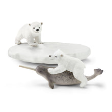 Load image into Gallery viewer, SCHLEICH Wild Life Polar Playground Toy Figure Set, 3 to 8 Years, White/Grey (42531)
