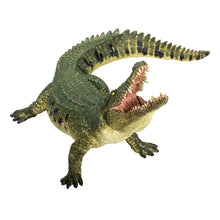 Load image into Gallery viewer, ANIMAL PLANET Wild Life &amp; Woodland Crocodile with Articulated Jaw Toy Figure, Three Years and Above, Green/Tan (387162)
