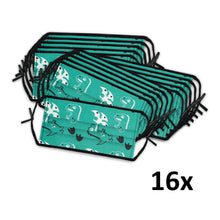 Load image into Gallery viewer, SES CREATIVE Notam Kids Dino Face Masks Set, 16 Pieces, Unisex, Green (89901)
