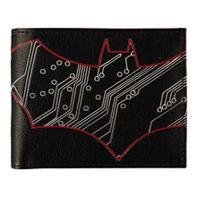 Load image into Gallery viewer, DC COMICS Batman New Logo Bi-fold Wallet, Male, Black/Red (MW857252BAT)
