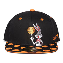 Load image into Gallery viewer, WARNER BROS Space Jam: A New Legacy Bugs Bunny Snapback Baseball Cap, Unisex, Black/Orange (SB120150SPC)
